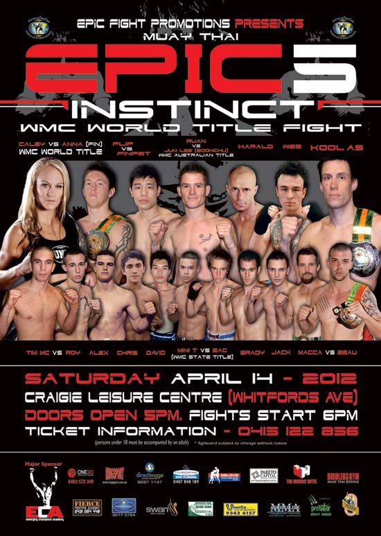 EPIC 5 14TH APRIL 2012 @ CRAIGIE LEISURE CENTRE PERTH
