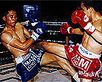 Kongfah loses to Kumsap’s sharp elbow in the second round of Channel 7’s Muay Jed See