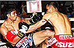 Petch Assawin finishes Buck Jo in the third round in Suek Jao Muaythai program