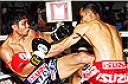 Petch Assawin finishes Buck Jo in the third round in Suek Jao Muaythai program