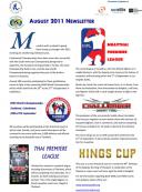  IFMA NEWSLETTER AUGUST 2011