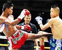Gao Dang’s weight advantage can’t prevent defeat in the Muay Jed See Program
